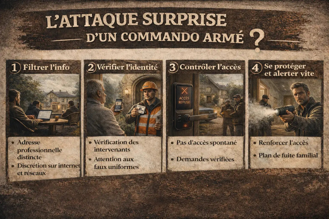 Home-jacking : comment éviter l’attaque surprise d’un commando armé