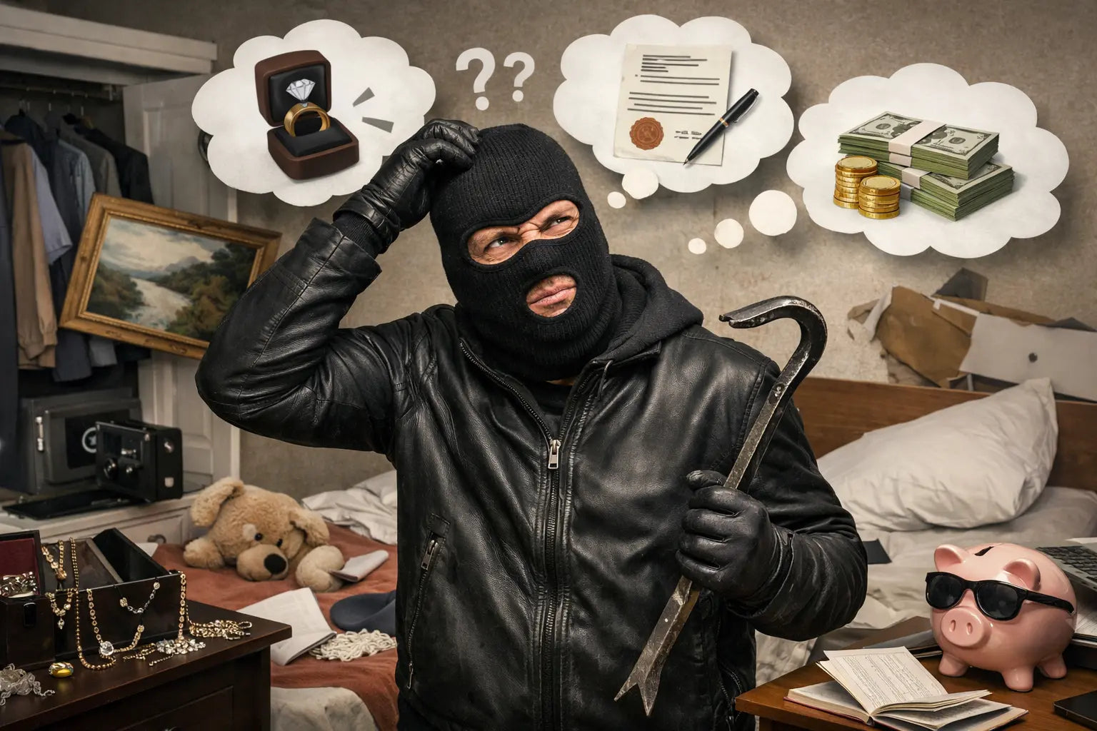 Cambriolage : les meilleures cachettes pour éviter de se faire voler ses objets de valeur.