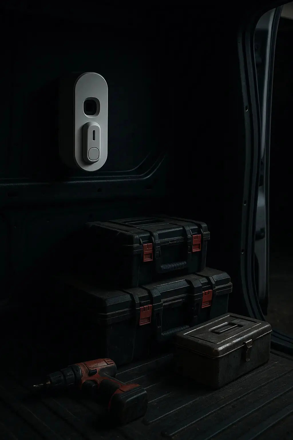 Alarme avec diffuseur de gaz lacrymogène CS - sirène 105 Db 100% autonome QGAZ 225 Qualiforce - centrale seule Qualiforce