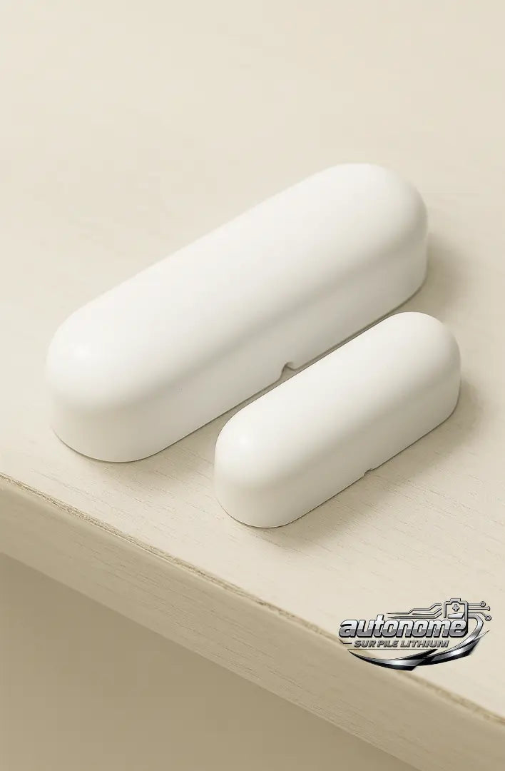 Détecteur d'ouverture de porte sans fil pile lithium pour alarme lacrymogène Qgaz 250 et 450 Qualiforce. Qualiforce