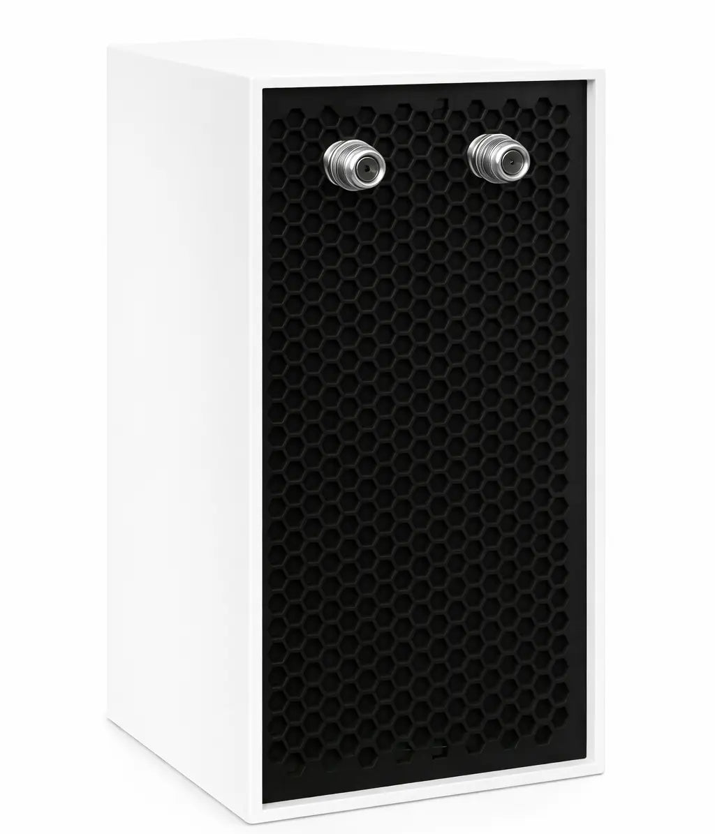 Diffuseur de brouillard de gaz lacrymogène filaire IGAZ PRO 600 double gazeuse de 100 ML boitier métal blanc - contact sec - compatible AJAX Qualiforce