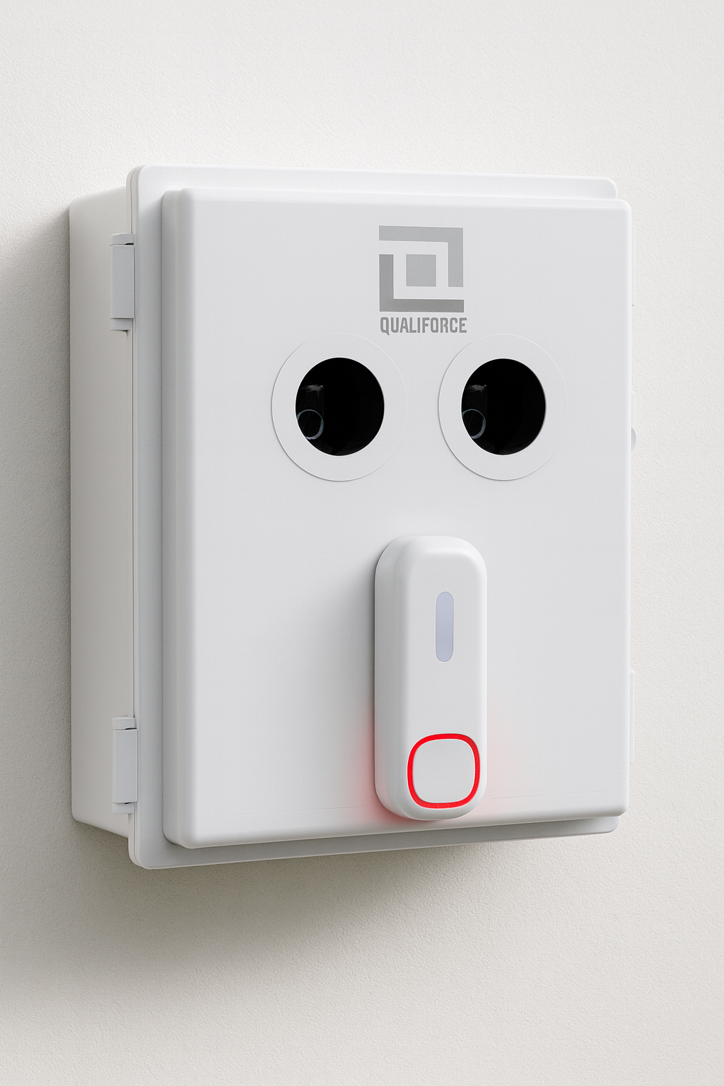 Alarme avec diffuseur de gaz lacrymogène 100% autonome QGAZ 450 Qualiforce