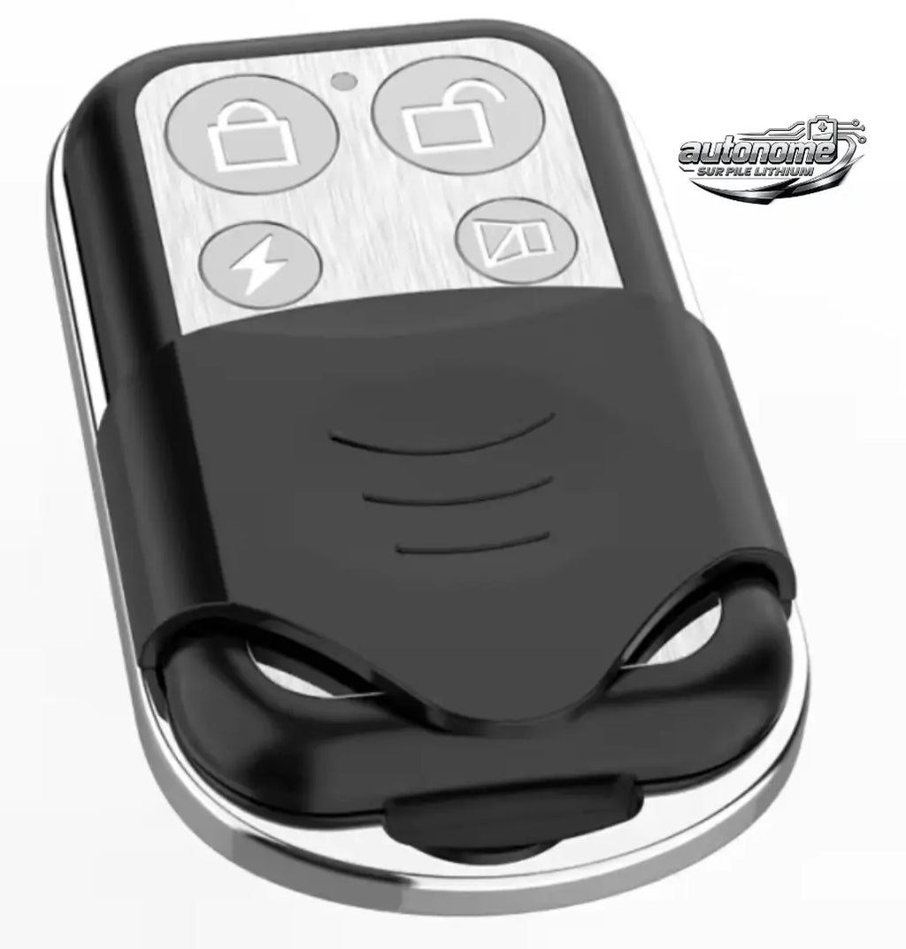Télécommande 4 boutons avec fonction panique renforcé avec clapet de sécurité - spécial chantier & utilitaire - dispo janvier 2026. Qualiforce